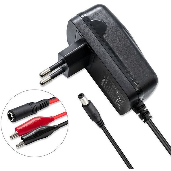 Automatyczna ładowarka do akumulatora AGM GEL STD 6V | 1A | Prostownik z sygnalizatorem LED