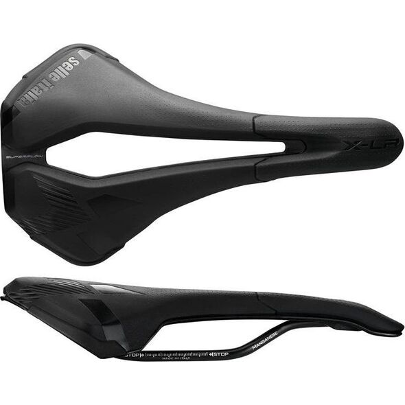 Selle Italia Siodło SELLE ITALIA X-LR TM AIR CROSS SUPERFLOW S (id match - S3) Manganese Tube 7, rpu, 215g czarne (NEW)