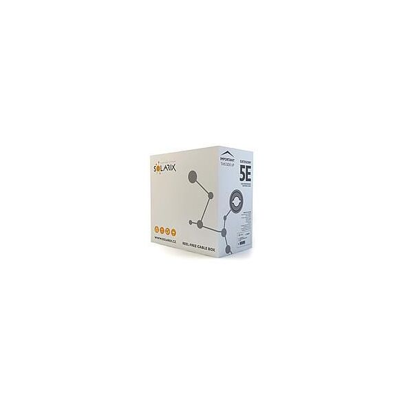 Solarix kabel instalacyjny PE CAT5e, UTP, drut, 305m (SXKD-5E-UTP-PEG)