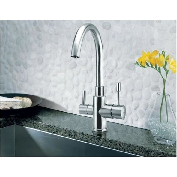 Bateria kuchenna Blue Water Palmira stojąca stal szlachetna szczotkowana (ART-Palmira - inox)
