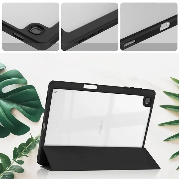 Etui Bizon Case Tab Clear Matt do Samsung Galaxy Tab S6 Lite 2024/2022/2020 czarne
