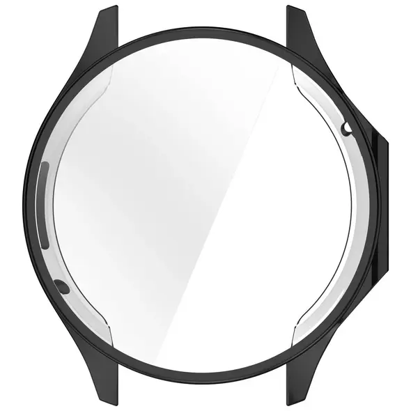 Etui z osłoną ekranu Bizon Case Watch Felipe do OnePlus Watch 3 / Oppo Watch X2 czarne