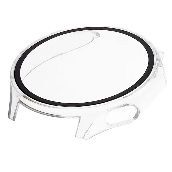 Etui ze szkłem do zegarka Bizon Case+Glass Watch do OnePlus Watch 3 / Oppo Watch X2 przezroczyste