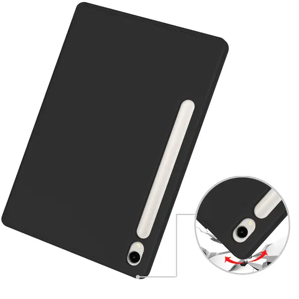 Etui Bizon Case Tab Lizard do Samsung Galaxy Tab S9 czarne