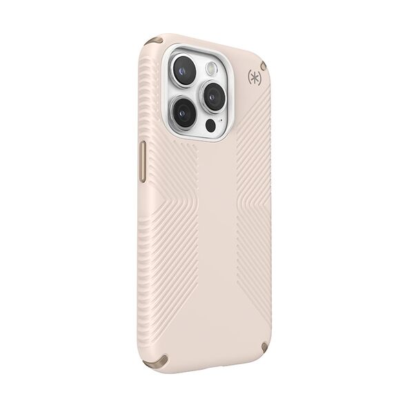 Etui Speck Presidio2 Grip Apple iPhone 15 Pro (Bleached Bone/Heirloom Gold/Hazel Brown)