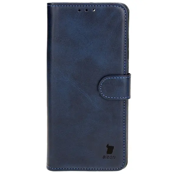 Etui z klapką Bizon Case Pocket do Motorola Moto G04 / G24 granatowe