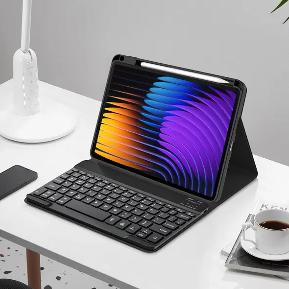 Etui z klawiaturą Tech-Protect SmartCase Pen + Keyboard Xiaomi Pad 7 / 7 Pro Black