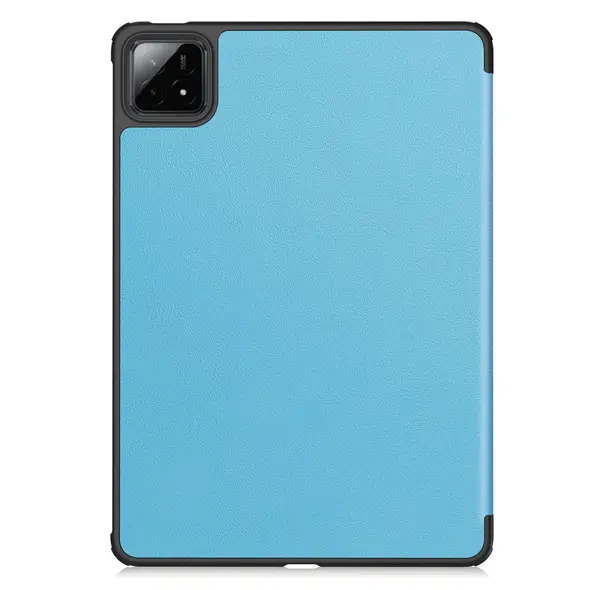 Etui z klapką Bizon Case Tab Croc do Xiaomi Pad 7 / 7 Pro błękitne