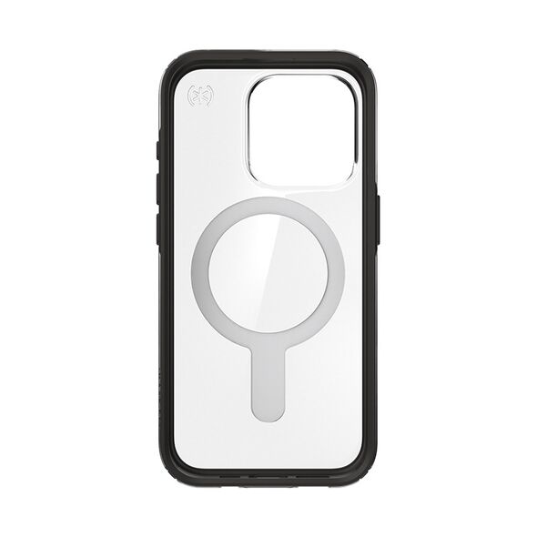 Etui Speck Presidio Perfect-Clear ClickLock MagSafe Apple iPhone 15 Pro (Clear/Frosted Black/Slate Grey)