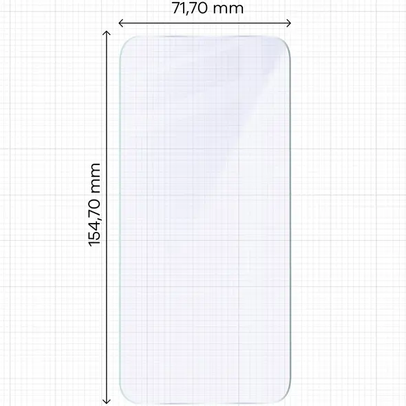 Elastyczne szkło hybrydowe Bizon Glass Mule do Apple iPhone 15 Pro Max