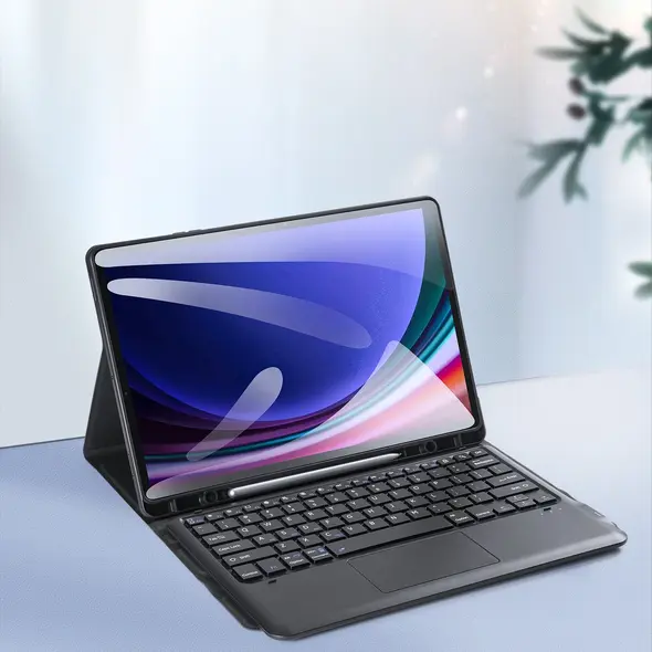 Etui z klawiaturą Bluetooth Dux Ducis Seria TK Samsung Tab S9 Plus / S9 FE Plus czarne