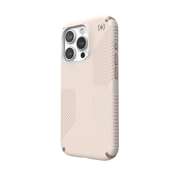 Etui Speck Presidio2 Grip Apple iPhone 15 Pro (Bleached Bone/Heirloom Gold/Hazel Brown)