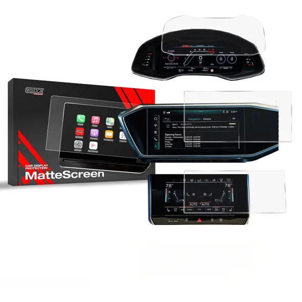 Folia matowa GrizzGlass CarDisplay Protection do Audi A6 C8 (2018-2024) [3w1]