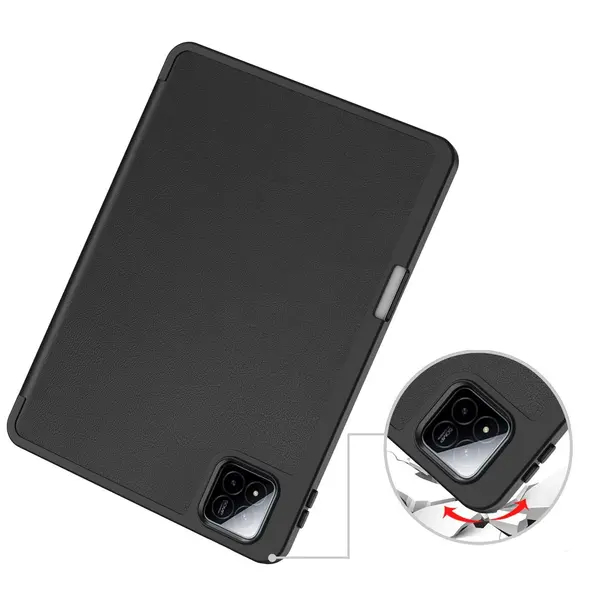 Etui z klapką Bizon Case Tab Lizard do Xiaomi Pad 7 / 7 Pro czarne