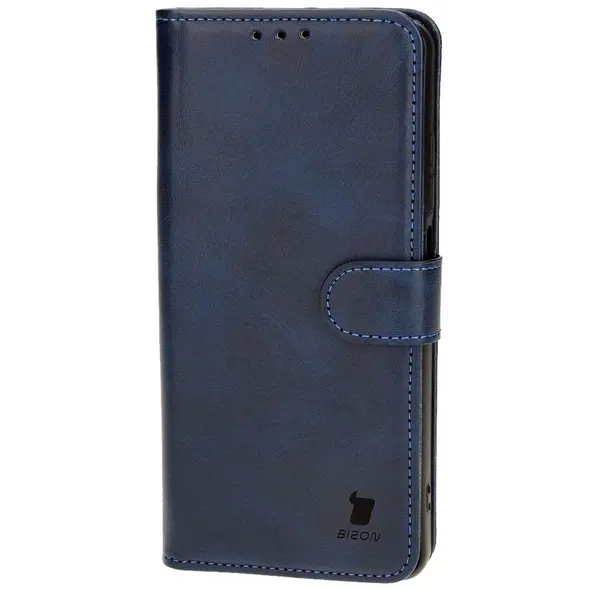 Etui z klapką Bizon Case Pocket do Motorola Moto G04 / G24 granatowe