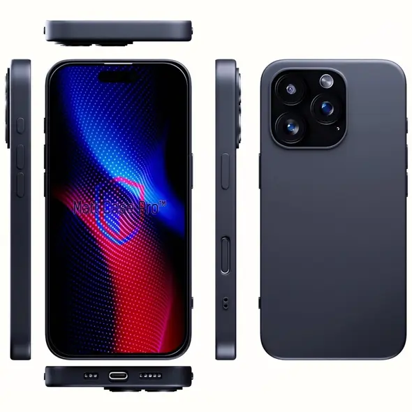 Etui 3MK Matt Case Pro do Apple iPhone 16 Pro Max czarne
