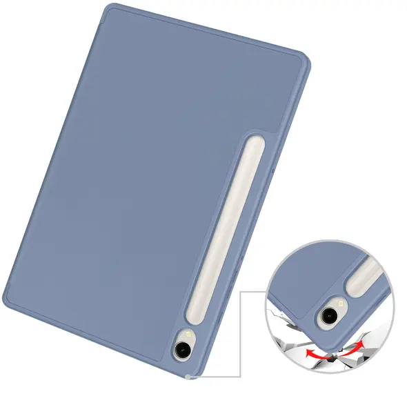 Etui Bizon Case Tab Lizard do Samsung Galaxy Tab S9 szare