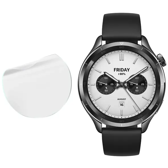 Folia hydrożelowa na ekran Bizon Glass Watch Hydrogel do Xiaomi Watch S4 [2 PACK]