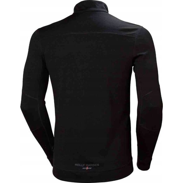 Helly Hansen Koszulka termo Helly Hansen Lifa Merino Zip Black