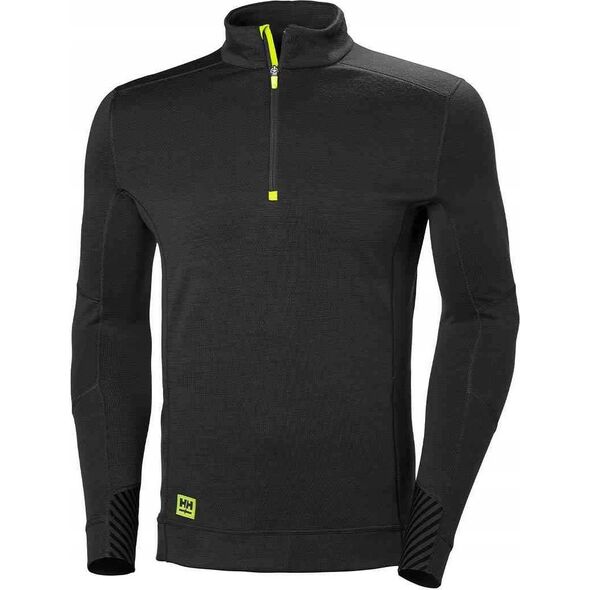 Helly Hansen Koszulka termo Helly Hansen Lifa Half Zip Black