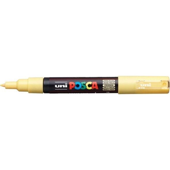 Uni Marker Posca PC-1M Słomiany Żółty