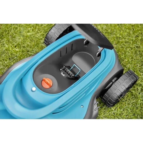 Kosiarka akumulatorowa Gardena GARDENA Cordless Lawnmower PowerMax 30/18V P4A solo, 18V (black/turquoise, without battery and charger, POWER FOR ALL ALLIANCE)