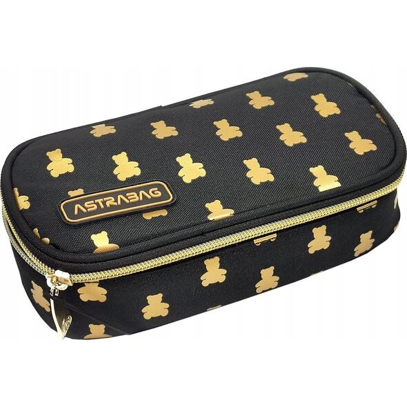 Piórnik Astra Piórnik jednokomorowy Astrabag Golden Teddy AC6