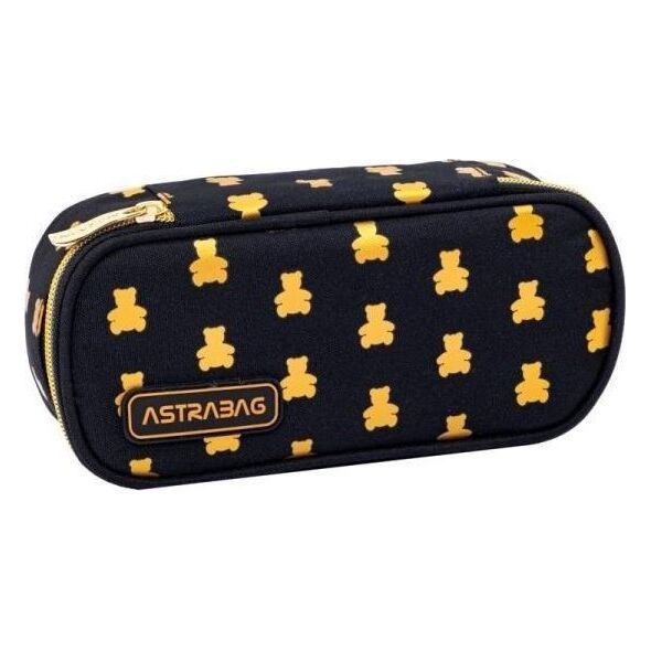 Piórnik Astra Piórnik jednokomorowy Astrabag Golden Teddy AC6