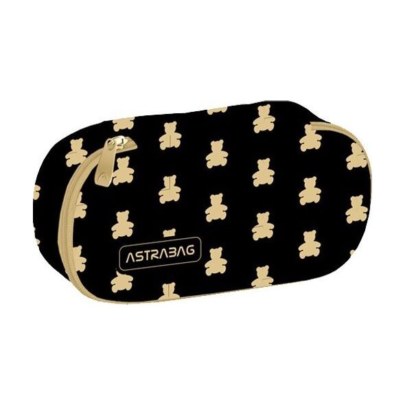 Piórnik Astra Piórnik jednokomorowy Astrabag Golden Teddy AC6