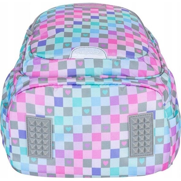 Astra Plecak dwukomorowy Head Checkered Hearts AB330