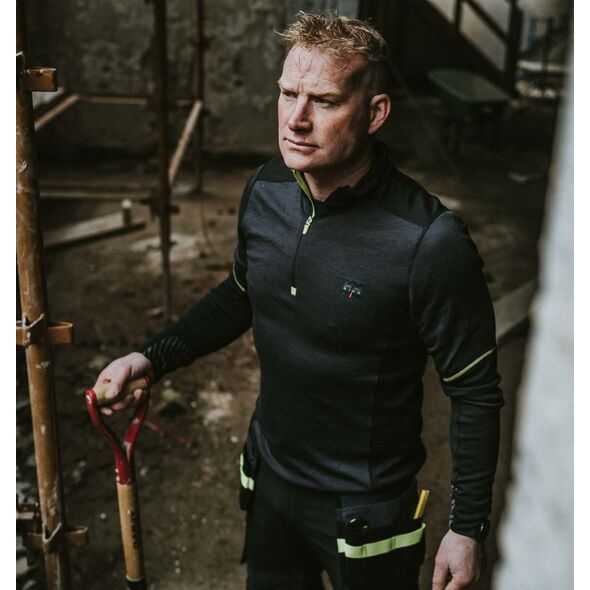 Helly Hansen Koszulka termo Helly Hansen Lifa Merino Zip Black