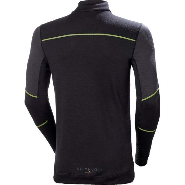 Helly Hansen Koszulka termo Helly Hansen Lifa Merino Zip Black