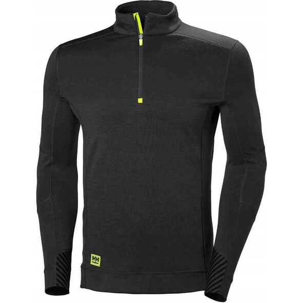 Helly Hansen Koszulka termo Helly Hansen Lifa Half Zip Black