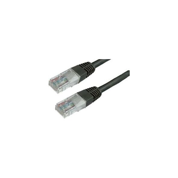 MediaRange Patchcord, U/UTP, Cat6, 15m, czarny (MRCS121)