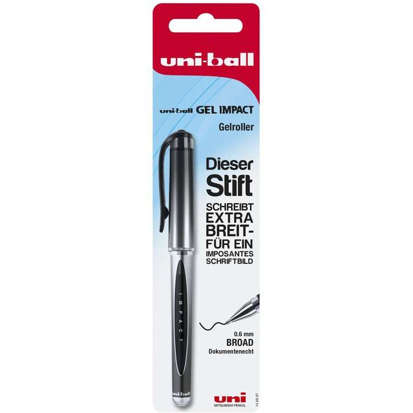 Mitsubishi Gelroller UB GEL IMPACT μαύρο BK