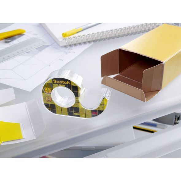 Scotch Διπλής Όψης Κολλητική Ταινία + Κύλινδρος 12mm x 6,3 136D-MDEU