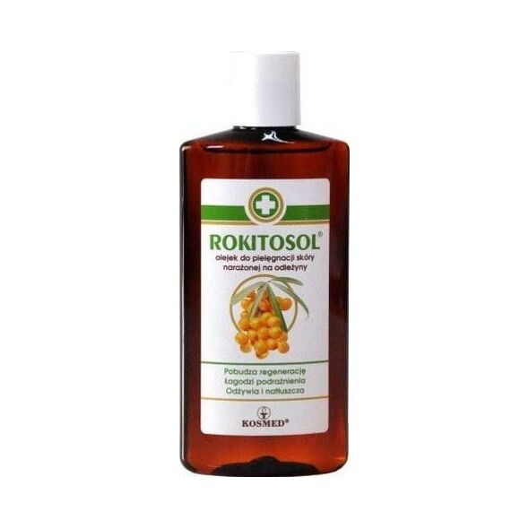 Kosmed Rokitosol Olejek do pielęgnacji skóry Na Odleżyny 150ml - Długi termin ważności!