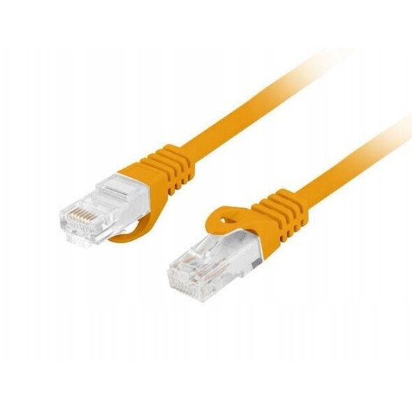 PATCHCORD ΚΑΤ.6 UTP LSZH CU 10M ΠΟΡΤΟΚΑΛΙ FLUKE PASSED LANBERG