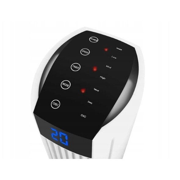 PS Wentylator kolumnowy 82cm 50W, LCD, sterowany pilotem LTC