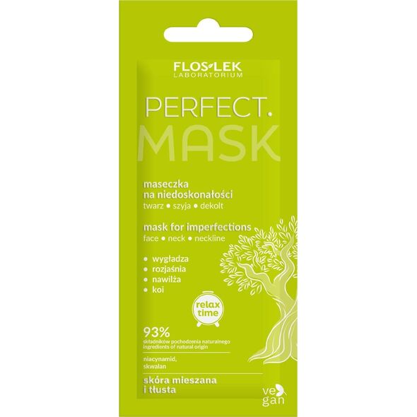 Floslek FLOSLEK Relax Time Maseczka na niedoskonałości Perfect na twarz,szyję i dekolt 6ml