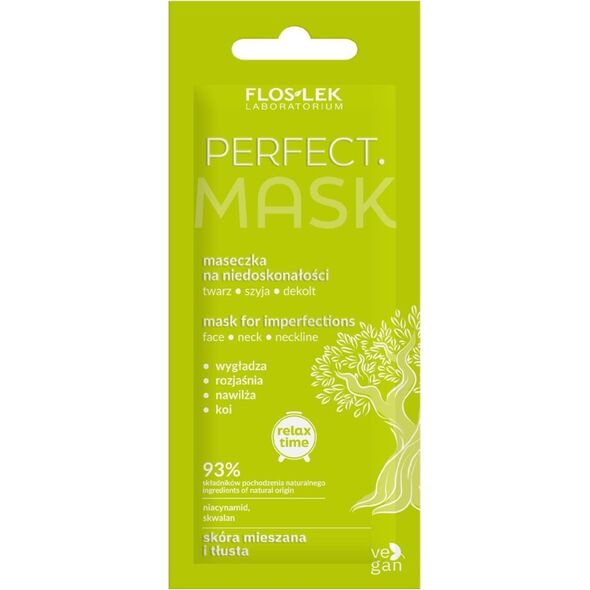 Floslek FLOSLEK Relax Time Maseczka na niedoskonałości Perfect na twarz,szyję i dekolt 6ml