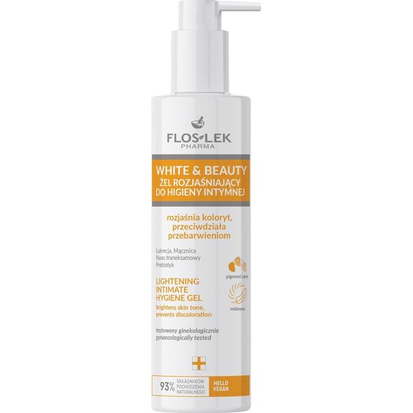 Floslek FLOSLEK PHARMA White & Beauty Żel rozjaśniający do higieny intymnej 225ml