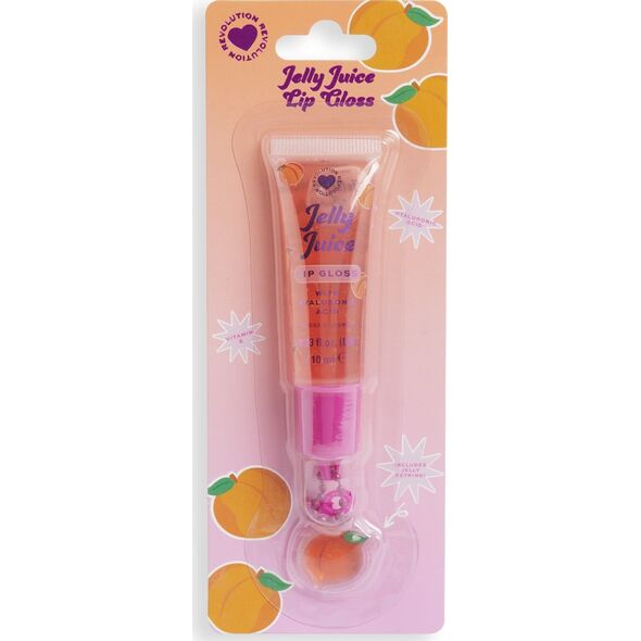 MAKE UP REVOLUTION I HEART REVOLUTION Jelly Juice Błyszczyk do ust - Peach 10 ml