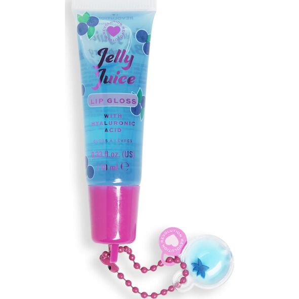 MAKE UP REVOLUTION I HEART REVOLUTION Jelly Juice Błyszczyk do ust - Blueberry 10 ml