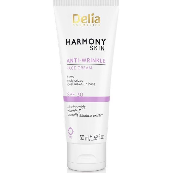 Delia Harmony Skin Krem przeciwzmarszczkowy z filtrem SPF 30 50 ml