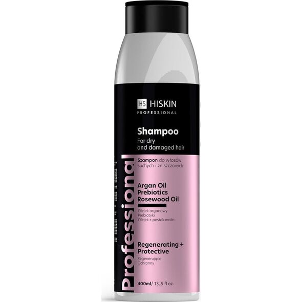 HiSkin HISKIN Professional Szampon do włosów suchych i zniszczonych - regenerująco-ochronny 400 ml