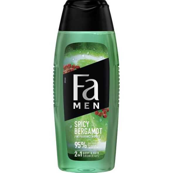 Schwarzkopf H FA MEN SPICY BERGAMOT 400 ML żel pod prysznic