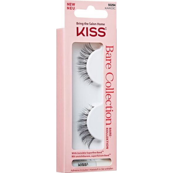 Kiss KISS Sztuczne rzęsy Bare Collection KAR03, 1 Pair & Lash Glue Net Wt. 1g