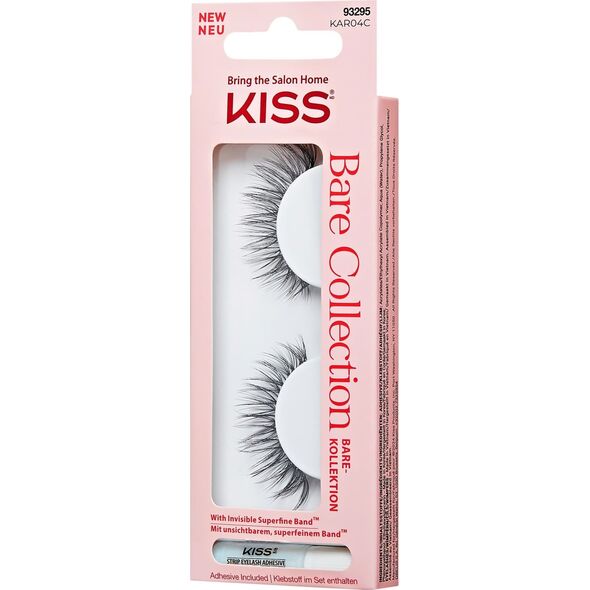 Kiss KISS Sztuczne rzęsy Bare Collection KAR04, 1 Pair & Lash Glue Net Wt. 1g