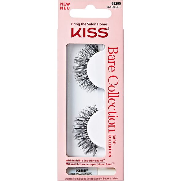 Kiss KISS Sztuczne rzęsy Bare Collection KAR04, 1 Pair & Lash Glue Net Wt. 1g